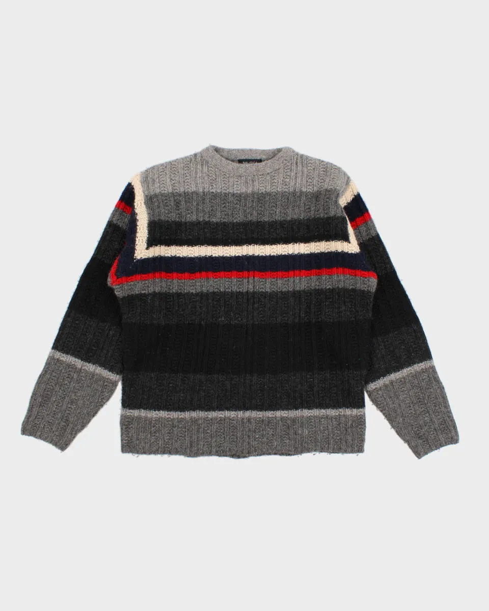 Men's Nautica Pure Wool Knit Jumper - M/L sold by Rokit