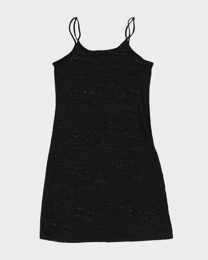 Y2k 00s Simon Chang Black Sparkly Dress - M sold by Rokit product image thumbnail 2