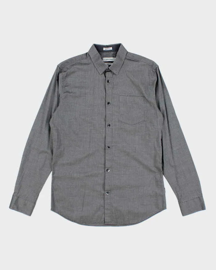 Calvin Klein Slim Fit Grey Shirt - S sold by Rokit