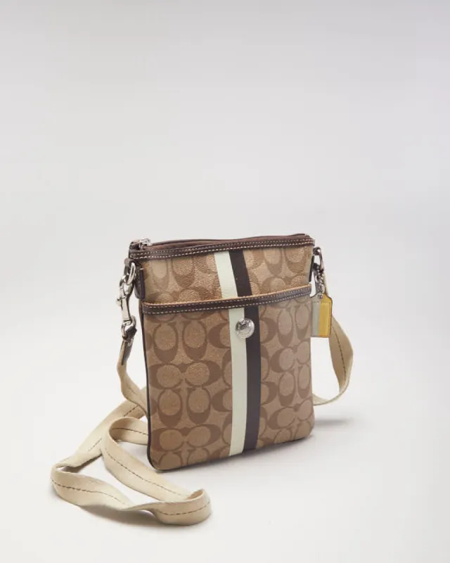 Coach Monogram Brown Crossbody Bag sold by Rokit