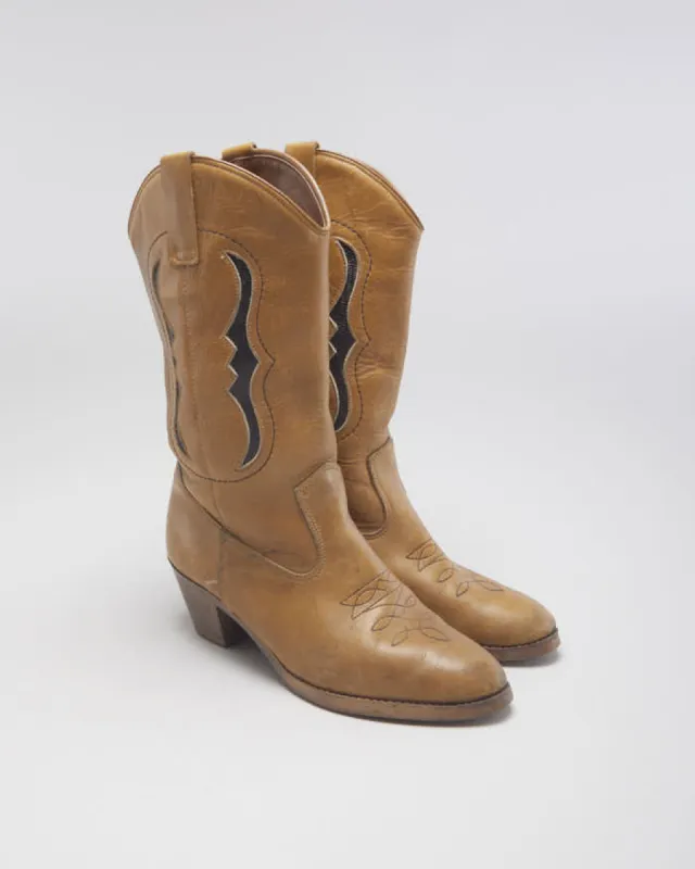 Vintage Cowboy Boots - UK4 sold by Rokit