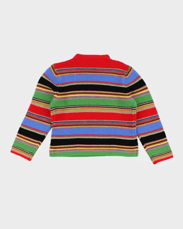 00s Striped Wool Blend Jumper - L sold by Rokit product image thumbnail 2