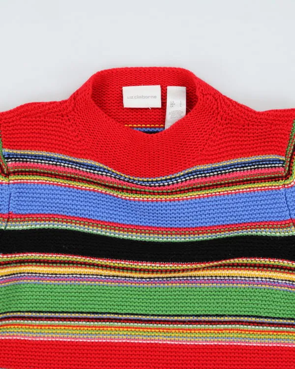 00s Striped Wool Blend Jumper - L sold by Rokit product image thumbnail 3