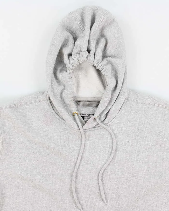 Carhartt Grey Loose Fit Hoodie - M sold by Rokit product image thumbnail 3