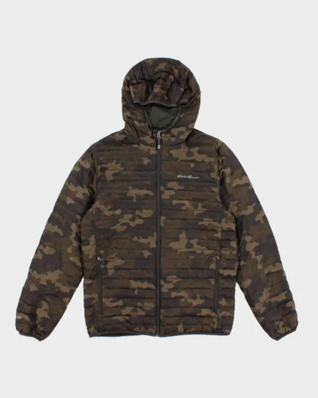 Men's Eddie Bauer Hooded Puffer Jacket - S sold by Rokit