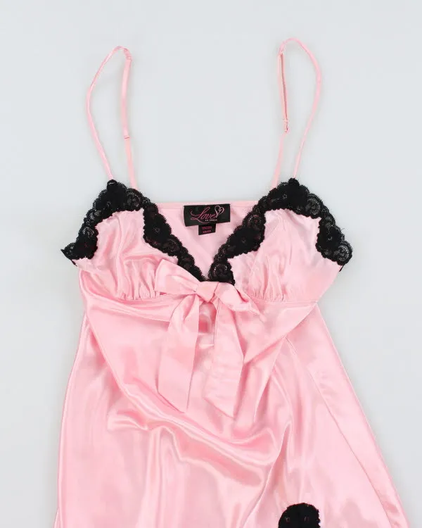 Y2k 00s La Senza Pink Slip Dress - S sold by Rokit product image thumbnail 3