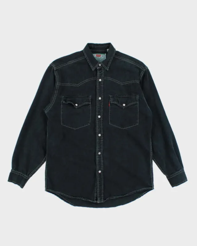 Vintage Levi's Western Style Denim Shirt - S sold by Rokit