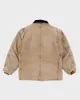 Vintage Mens Cream Carhartt Fleece Lined Zip Detroit Jacket - M sold by Rokit