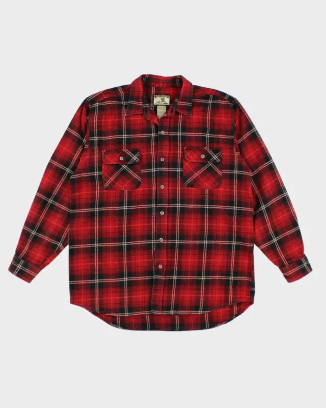 Vintage 90s Field & Stream Thick Flannel Shirt - XXL made by Field & Stream