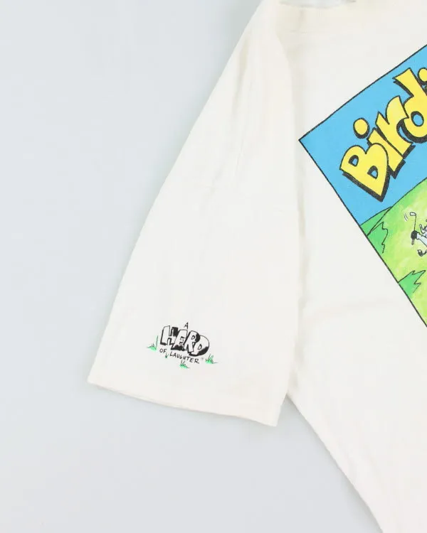 Vintage 90's Funny Cow Birdie Graphic T-Shirt - XL sold by Rokit product image thumbnail 4