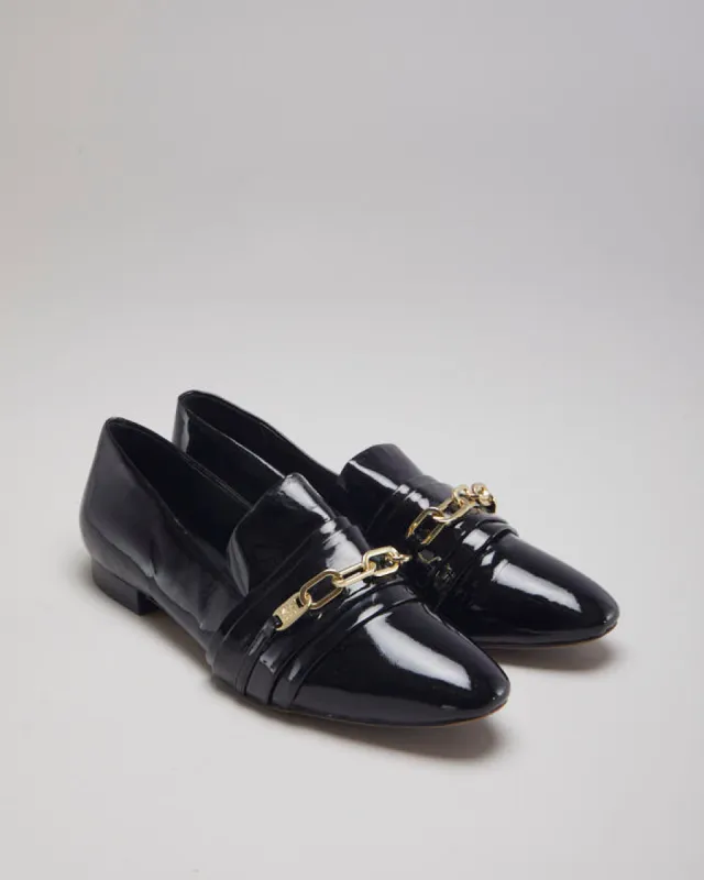Karl Lagerfeld Black Nikki Loafers - UK5 sold by Rokit
