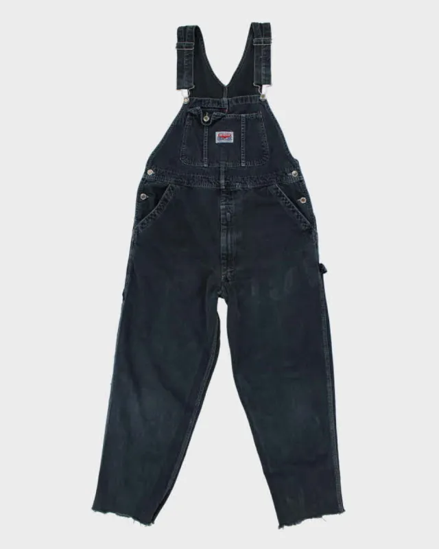 Vintage 90s Ikeda Black Dungarees - W36 L38 sold by Rokit