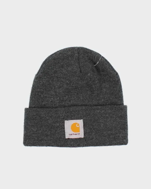Unisex Grey Carhartt Beanie -O/S sold by Rokit
