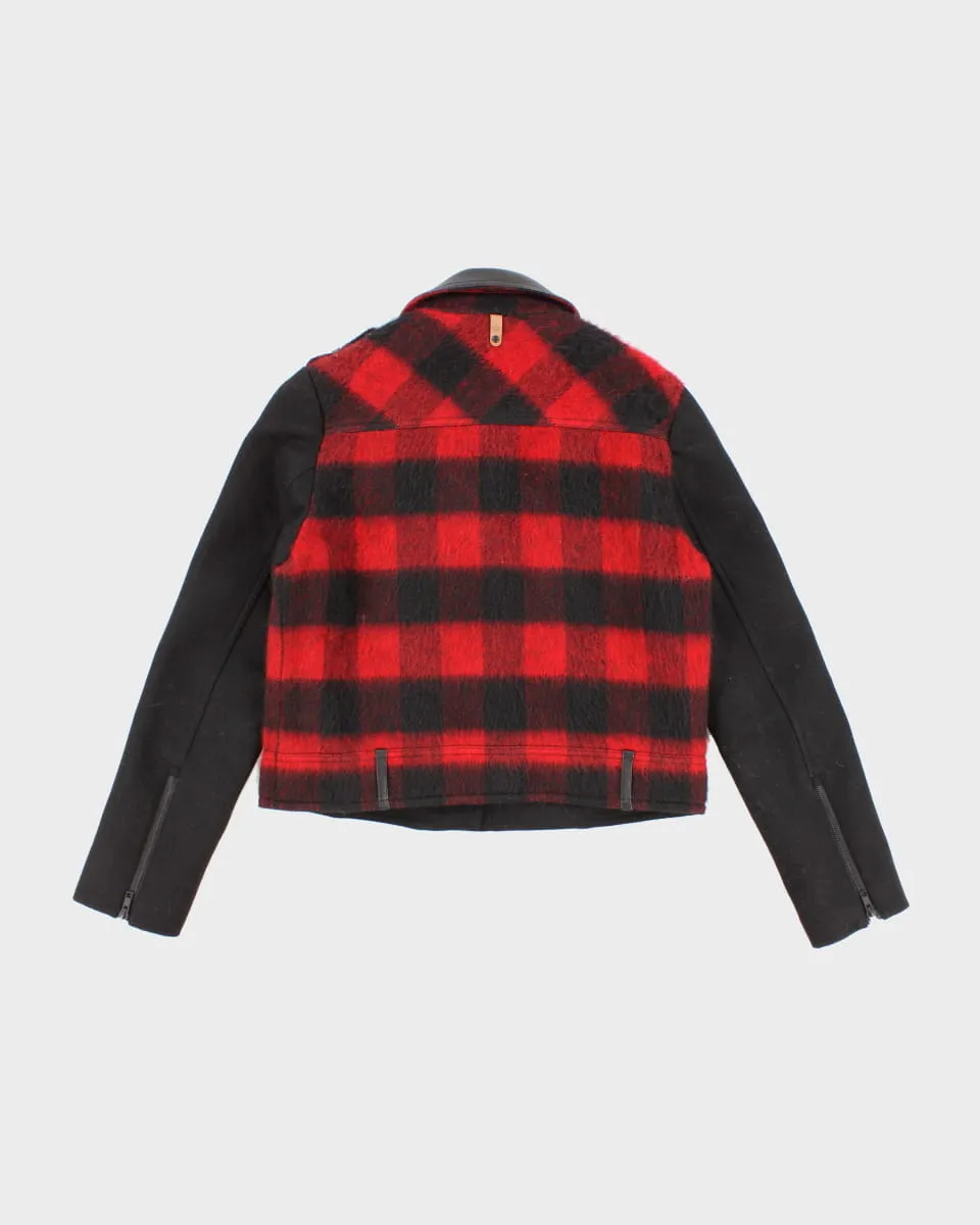 Women's Mackage Leather and Wool Blend Coat - M L sold by Rokit product image thumbnail 2