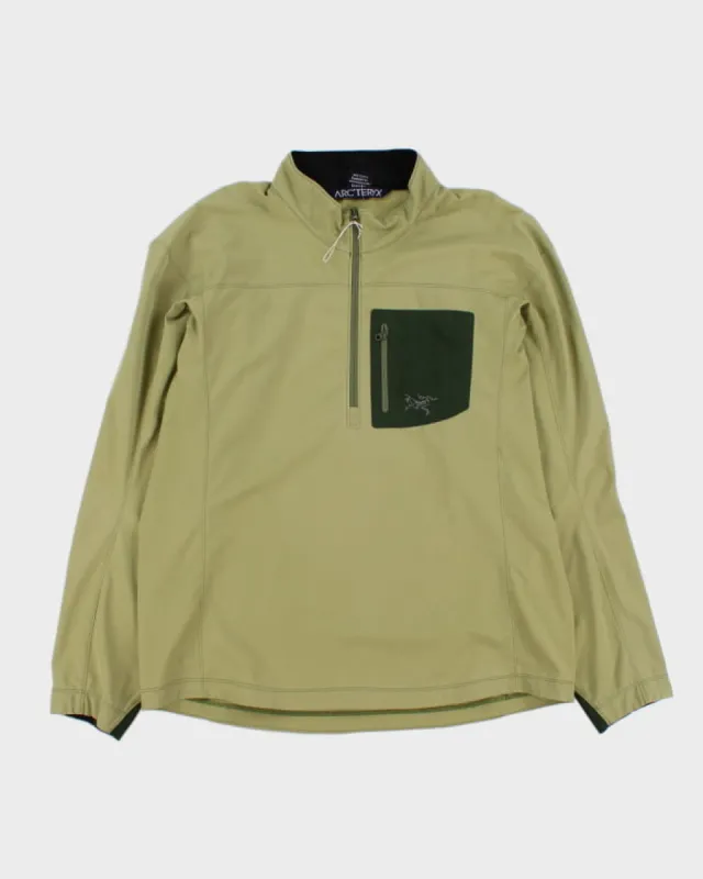 Men's Green Arc'teryx Quarter Zipp Jacket - L sold by Rokit