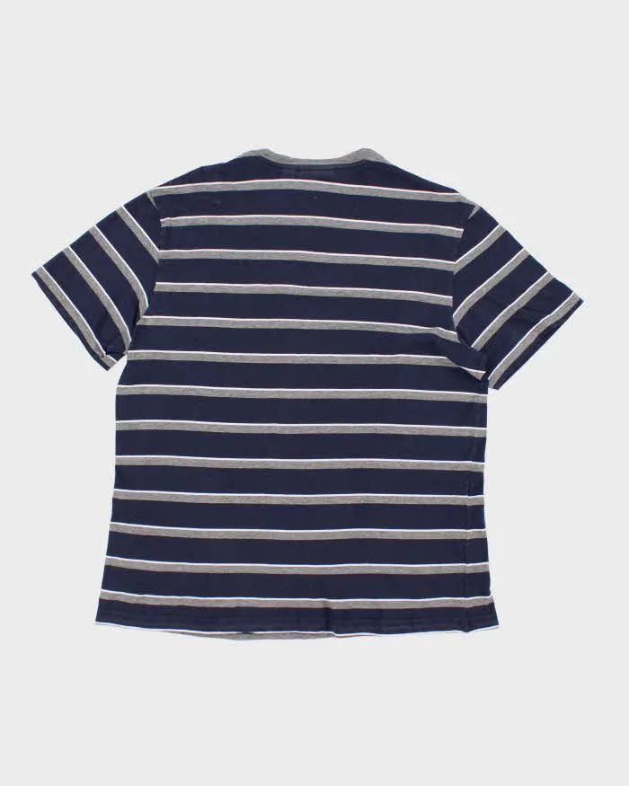 Lacoste Striped V-Neck T-Shirt - L sold by Rokit product image thumbnail 2