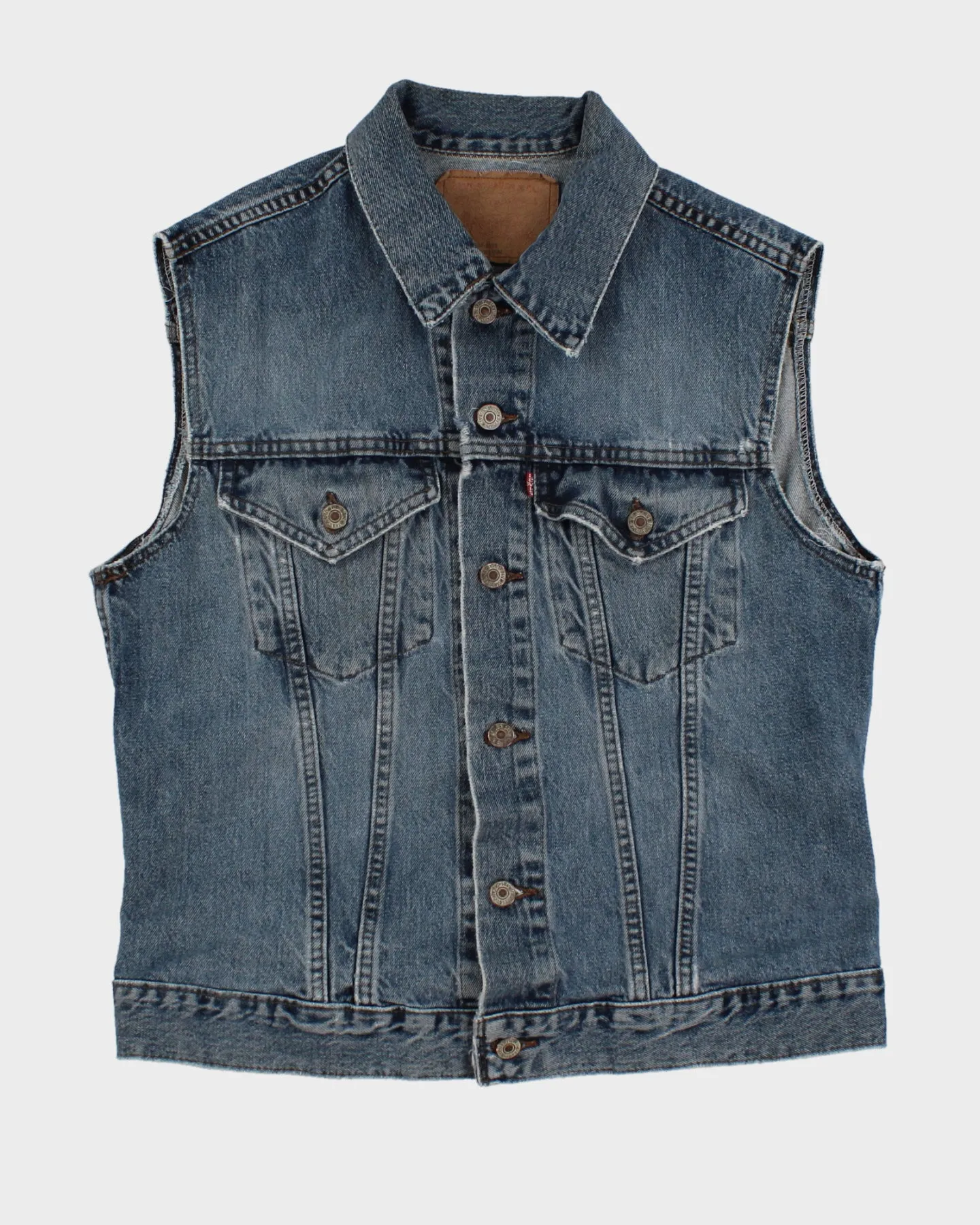 Vintage 80s Levi's Denim Vest - M sold by Rokit product image thumbnail 4