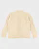 Mens Cream Cable Knit Wool Sweater - S sold by Rokit