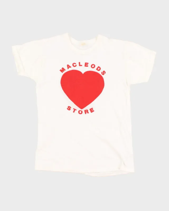 90s Women's White Graphic T-Shirt - M sold by Rokit