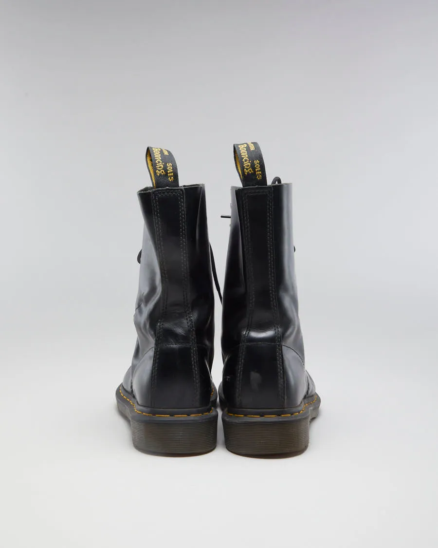 Dr Martens 10 Eyelet Black Leather Boots - EUR 42 sold by Rokit product image thumbnail 4