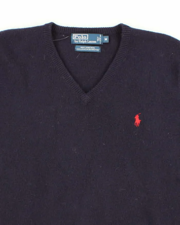 Mens Navy Ralph Lauren V Neck sweater - M sold by Rokit product image thumbnail 3