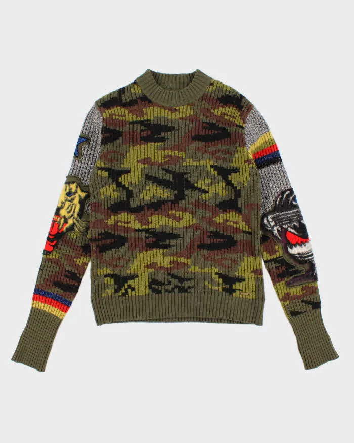 Men's Camouflage Diesel Knit sweater - XXL sold by Rokit