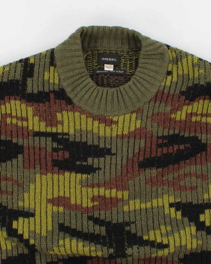 Men's Camouflage Diesel Knit sweater - XXL sold by Rokit product image thumbnail 3