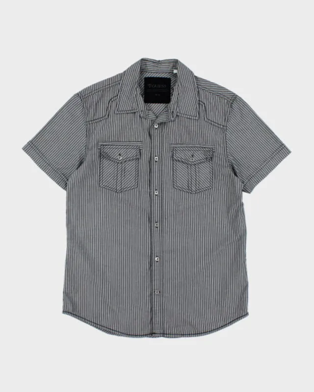 Y2k 00s Guess Stripe Shirt - M sold by Rokit