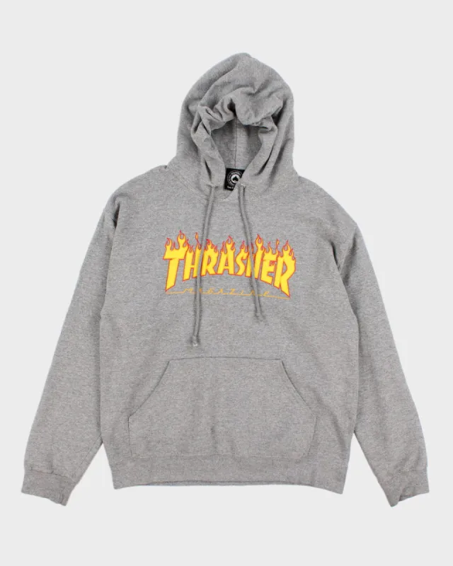 Womens Grey Thrasher Hoodie - M sold by Rokit