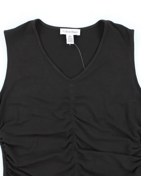 Calvin Klein Black Ruched Cami - S sold by Rokit product image thumbnail 3