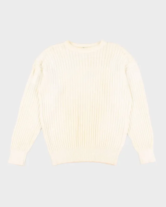 Vintage 90s Izod Lacoste Oversized Textured Knit Jumper - M sold by Rokit