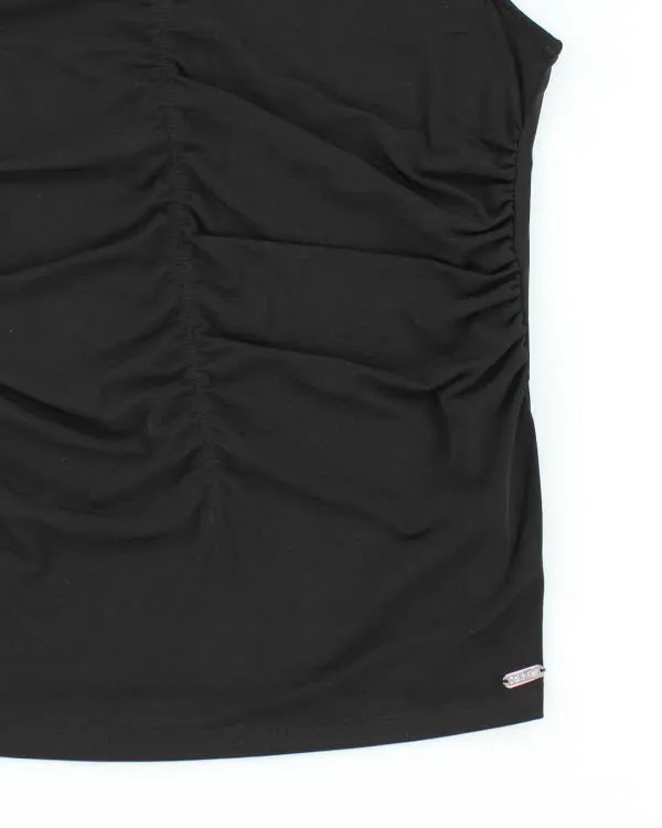 Calvin Klein Black Ruched Cami - S sold by Rokit product image thumbnail 4