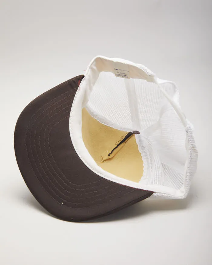 Vintage 90's Patch Brown Trucker Cap - OS sold by Rokit product image thumbnail 4