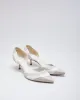 Vintage Woman's Cream Leather Dior Kitten Heels - UK7 sold by Rokit