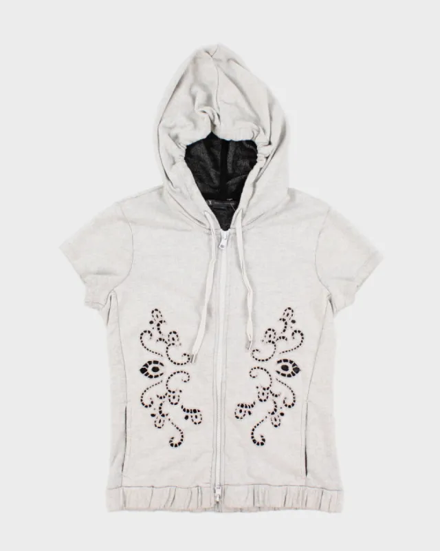 Vintage 00s Armani Exchange Short Sleeve Hoodie - S sold by Rokit