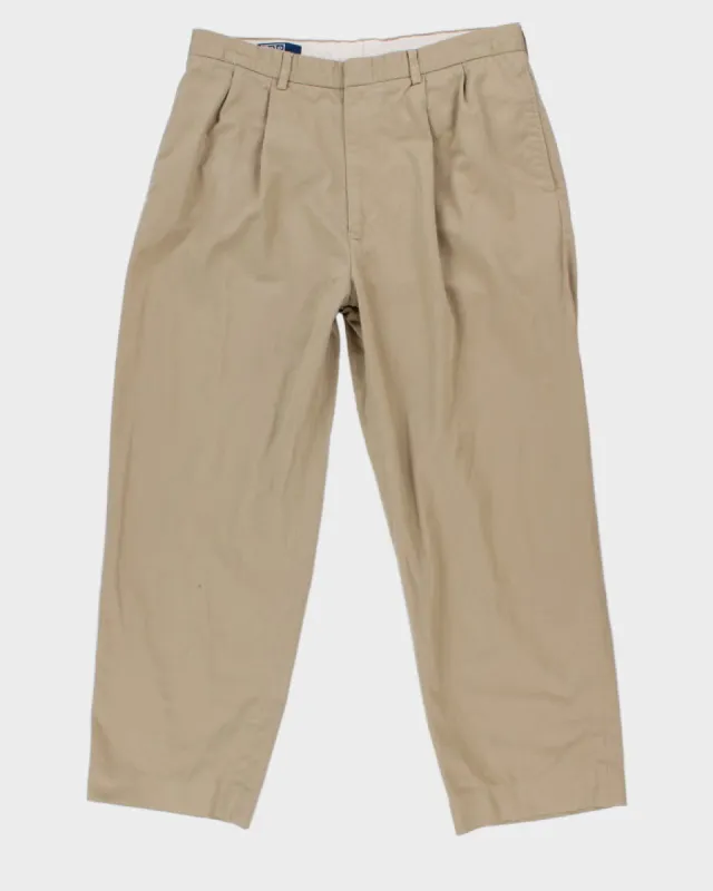 Vintage 90s Polo by Ralph Lauren Pleated Trousers - W35 L27 made by Ralph Lauren