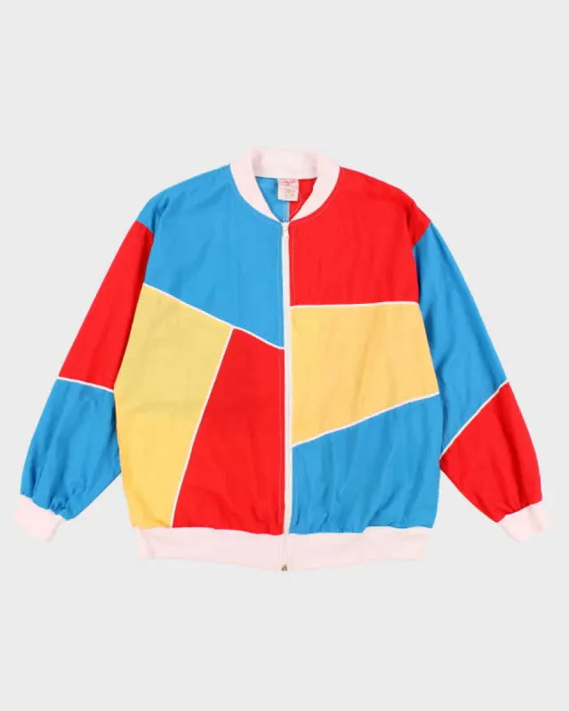 Vintage 80s G.W. Graff Colour Panelled Light Jacket - M made by Rokit