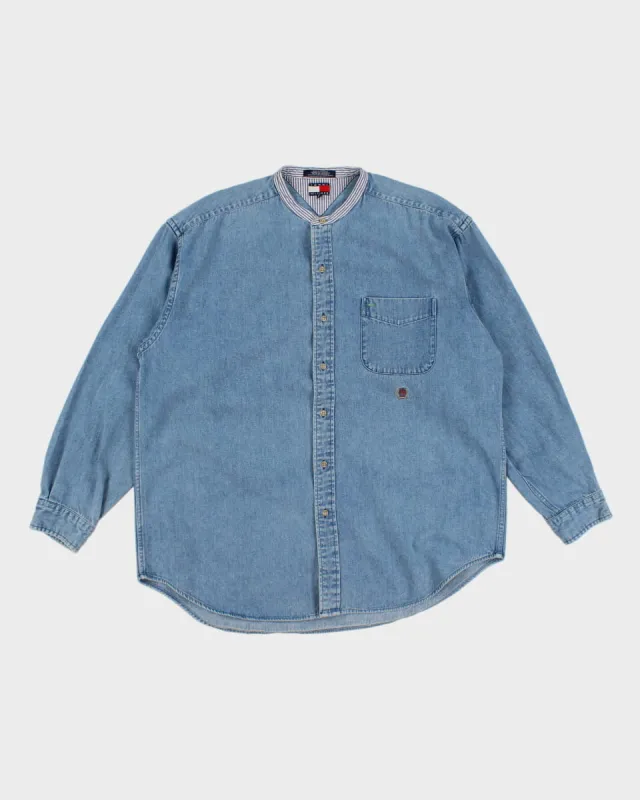 Vintage 90s Tommy Hilfiger Denim Shirt - L sold by Rokit