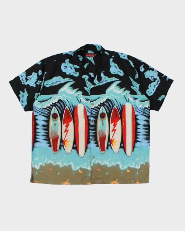 Vintage 90's Surf Board Printed Hawaiian Shirt - XL sold by Rokit