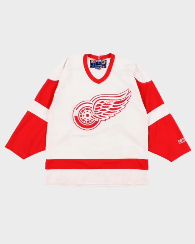 Men's Red NHL x Detroit Red Wings Sports Jersey - M sold by Rokit