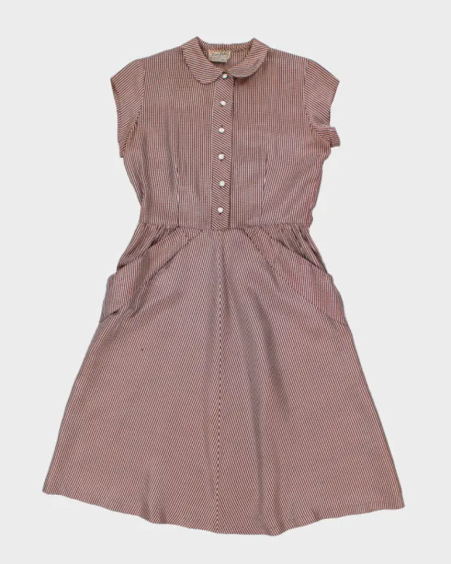 Vintage 1940s Teena Paige Dress - M made by Rokit