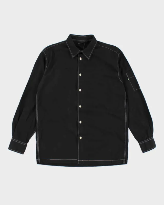 Y2k 00s DKNY Men's Black Shirt - S sold by Rokit