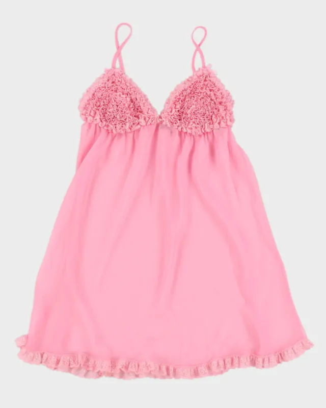 Vintage 90s/00s Darling Pink Cami Slip - S sold by Rokit
