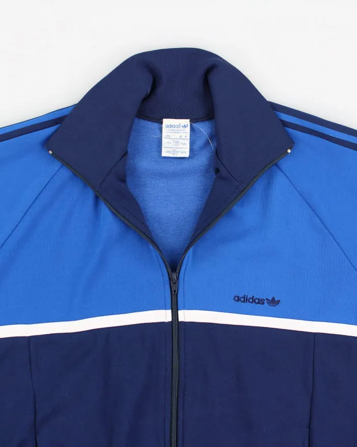 Adidas Blue Zip-Up Track Sweatshirt - L sold by Rokit product image thumbnail 3