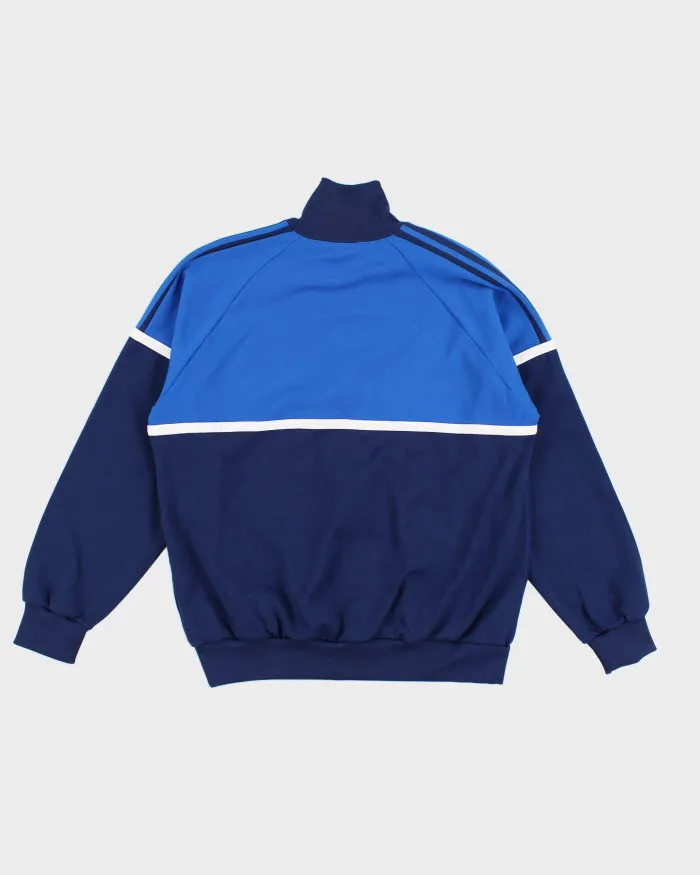 Adidas Blue Zip-Up Track Sweatshirt - L sold by Rokit product image thumbnail 2