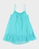 Vintage Betsey Johnson Blue Sheer Dress - L sold by Rokit