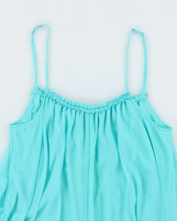 Vintage Betsey Johnson Blue Sheer Dress - L sold by Rokit product image thumbnail 4