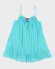 Vintage Betsey Johnson Blue Sheer Dress - L sold by Rokit