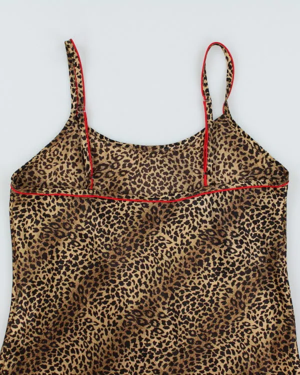 Vintage Y2k 00s Kathryn Leopard Slip Dress - L sold by Rokit product image thumbnail 4