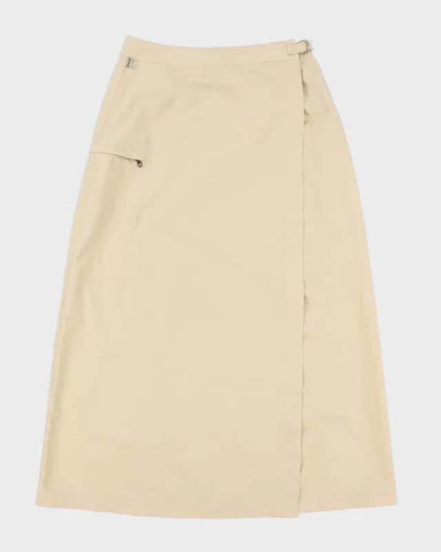 Aigle Beige Wrap Skirt - M sold by Rokit